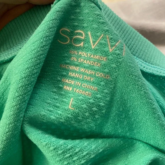 Savvi performance long Sleeved Tee NWT L 133 - Picture 6 of 6